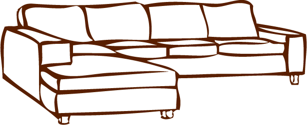 Sectional Sofa Illustration